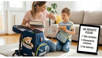 Jak odciążyć plecak dziecku