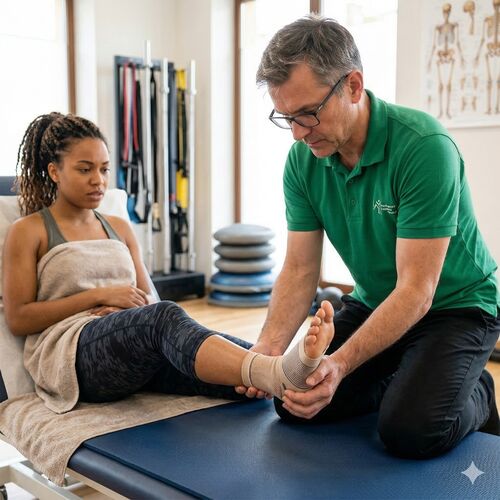 skręcony staw skokowy