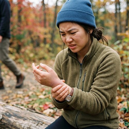 skręcony nadgarstek
