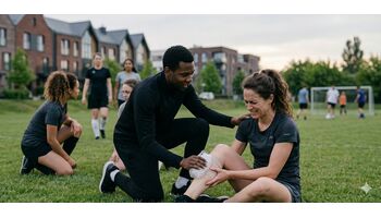 naciągnięcie mięśnia łydki